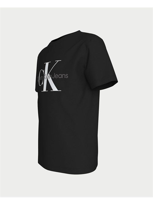 T-shirt Calvin Klein con logo bambino CALVIN KLEIN | IU0IU00676BEH